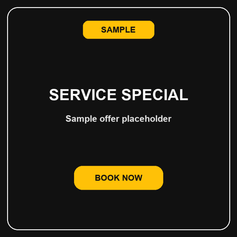 Sample service ad